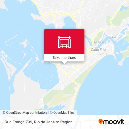 Rua França 799 map