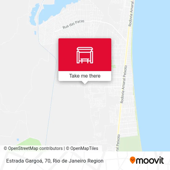 Estrada Gargoá, 70 map