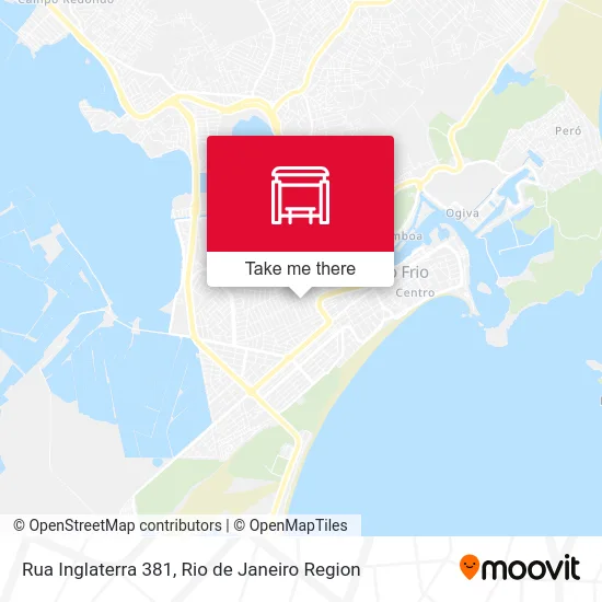 Rua Inglaterra 381 map