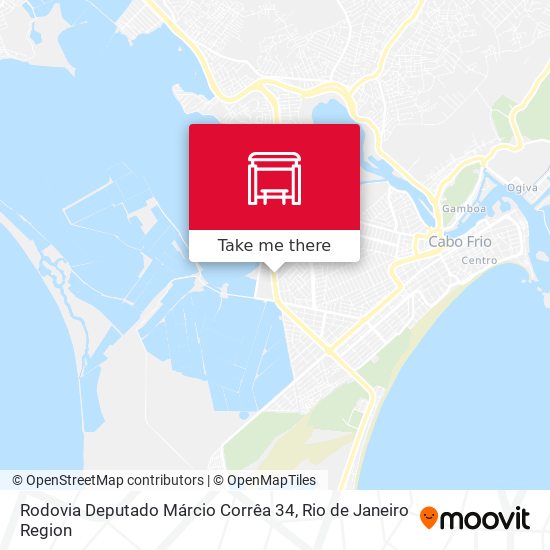 Rodovia Deputado Márcio Corrêa 34 map