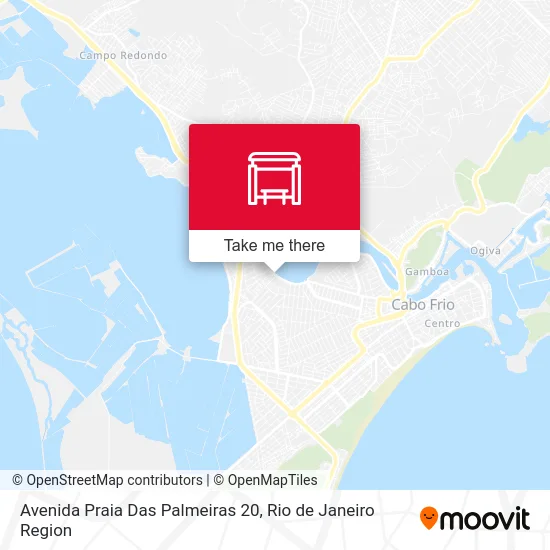 Avenida Praia Das Palmeiras 20 map