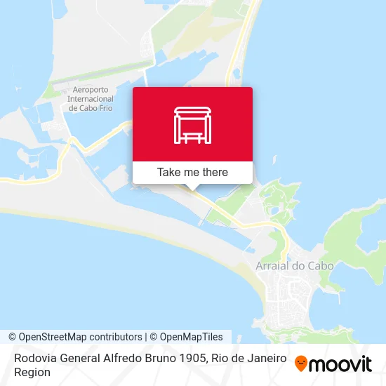 Rodovia General Alfredo Bruno 1905 map