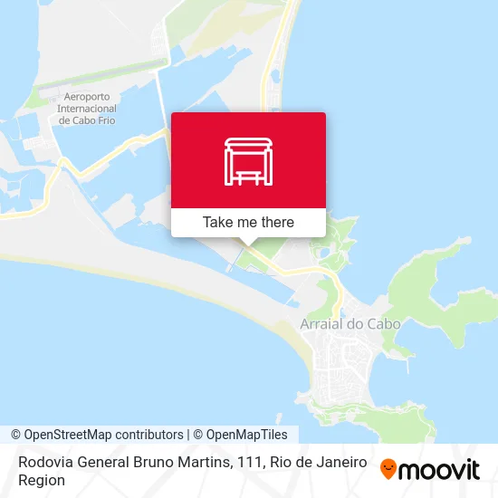 Rodovia General Bruno Martins, 111 map