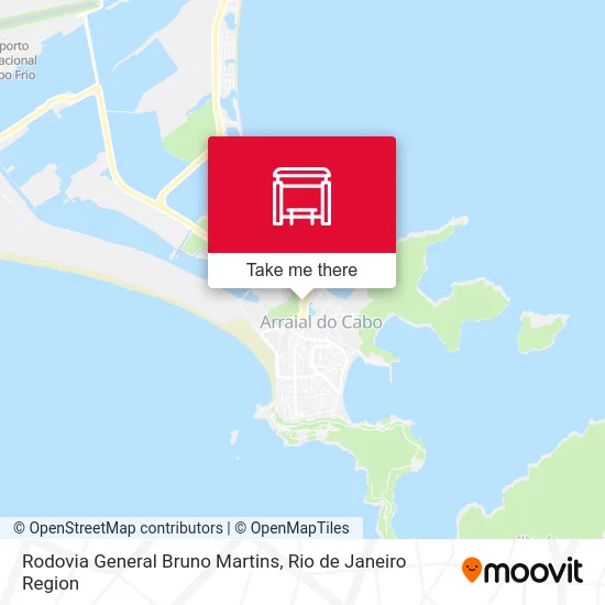 Rodovia General Bruno Martins map