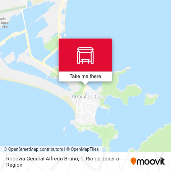 Rodovia General Alfredo Bruno, 1 map