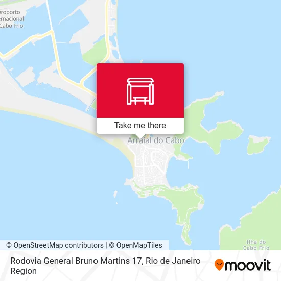 Rodovia General Bruno Martins 17 map