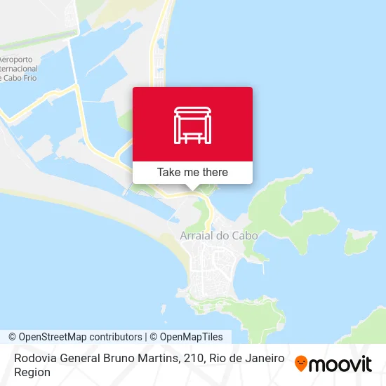 Rodovia General Bruno Martins, 210 map