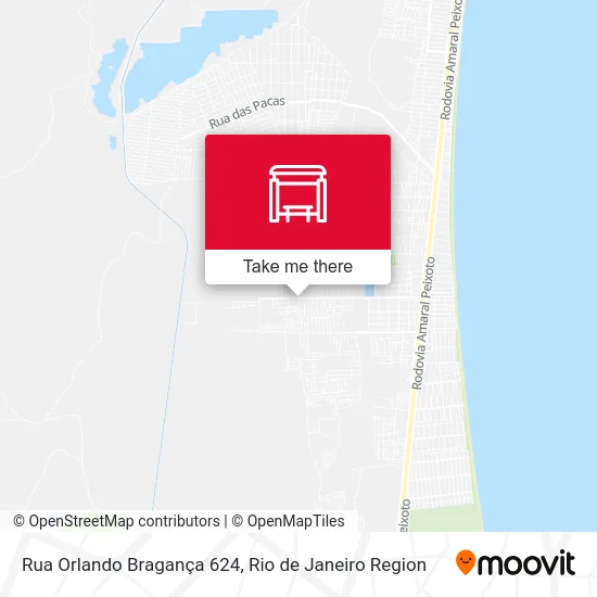 Rua Orlando Bragança 624 map