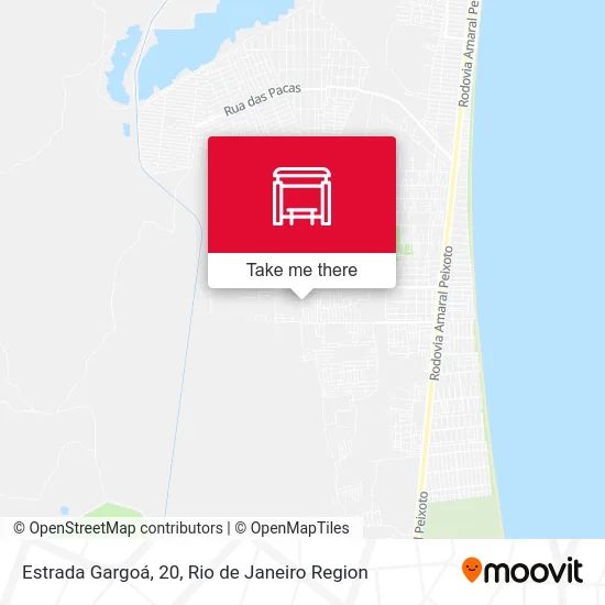 Estrada Gargoá, 20 map