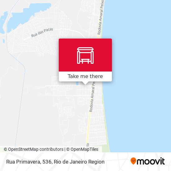 Rua Primavera, 536 map
