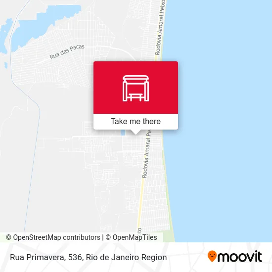 Rua Primavera, 536 map