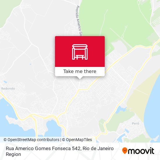 Mapa Rua Americo Gomes Fonseca 542