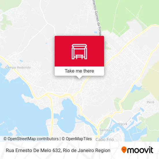 Rua Ernesto De Melo 632 map