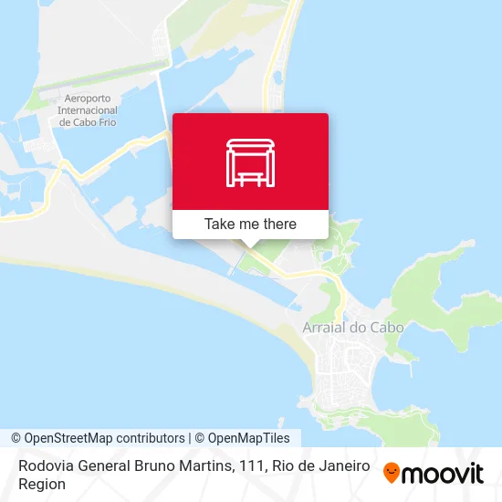 Rodovia General Bruno Martins, 111 map