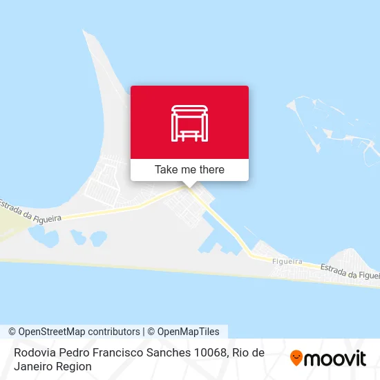 Rodovia Pedro Francisco Sanches 10068 map