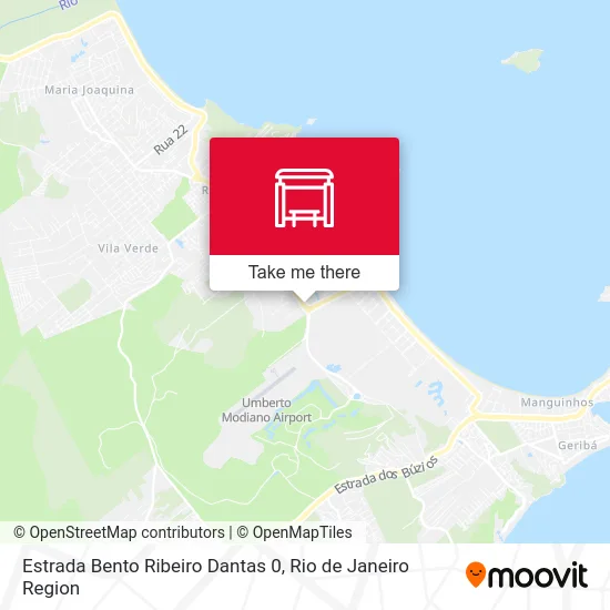 Estrada Bento Ribeiro Dantas 0 map