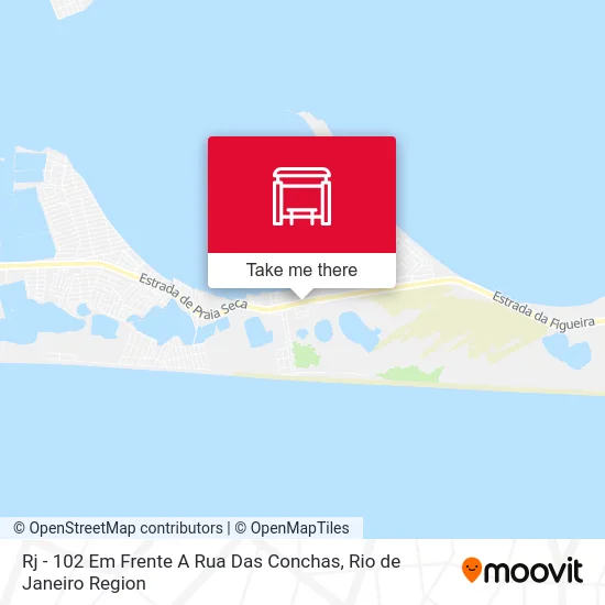 Rj - 102 Em Frente A Rua Das Conchas map