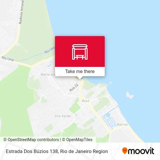 Estrada Dos Búzios 138 map