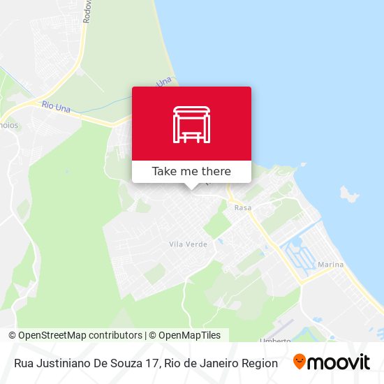 Rua Justiniano De Souza 17 map