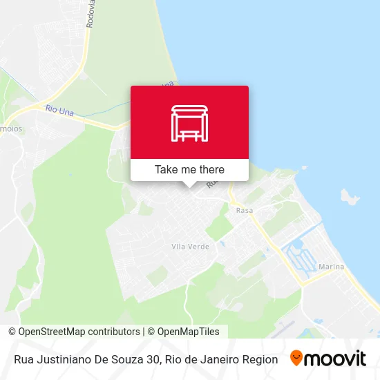 Rua Justiniano De Souza 30 map