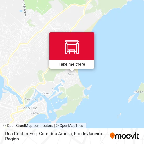 Rua Contim Esq. Com Rua Amélia map