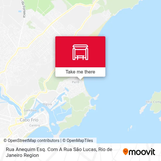Rua Anequim Esq. Com A Rua São Lucas map