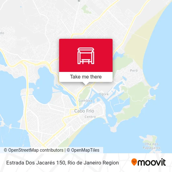 Estrada Dos Jacarés 150 map