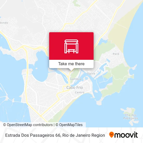 Estrada Dos Passageiros 66 map