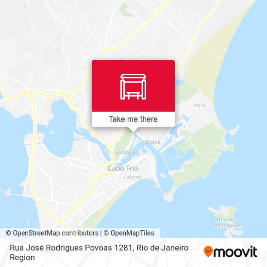 Rua José Rodrigues Povoas 1281 map