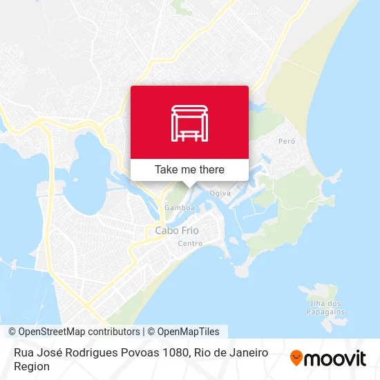 Rua José Rodrigues Povoas 1080 map
