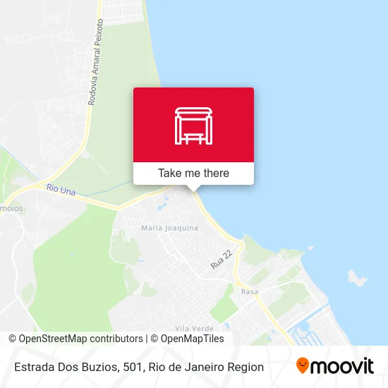 Estrada Dos Buzios, 501 map