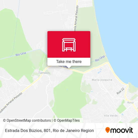 Estrada Dos Búzios, 801 map