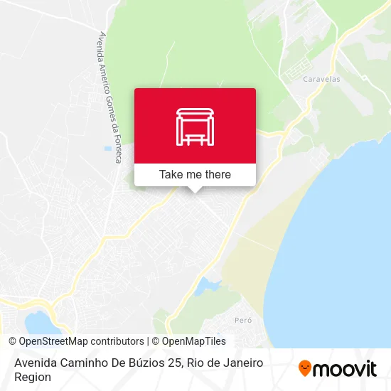 Avenida Caminho De Búzios 25 map