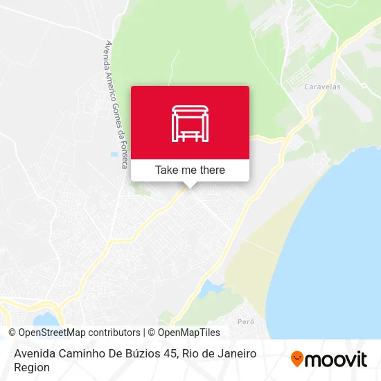 Avenida Caminho De Búzios 45 map