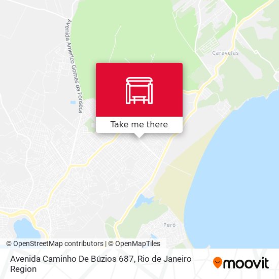 Mapa Avenida Caminho De Búzios 687