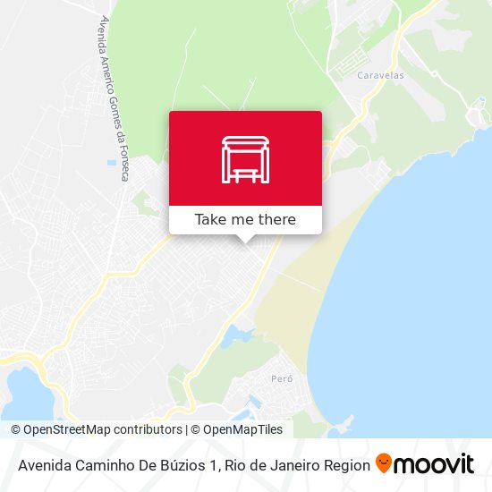 Avenida Caminho De Búzios 1 map