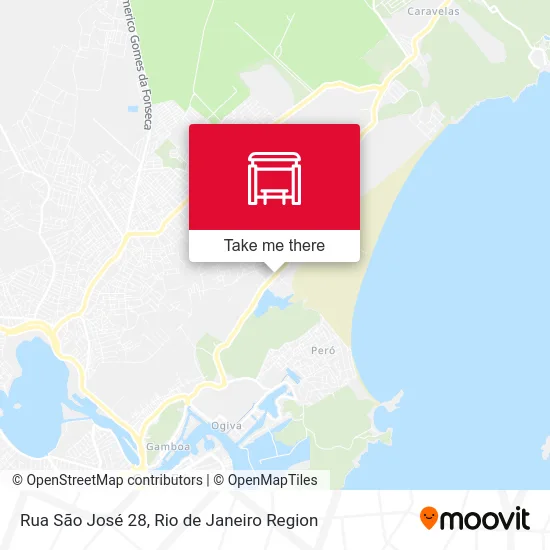 Rua São José 28 map