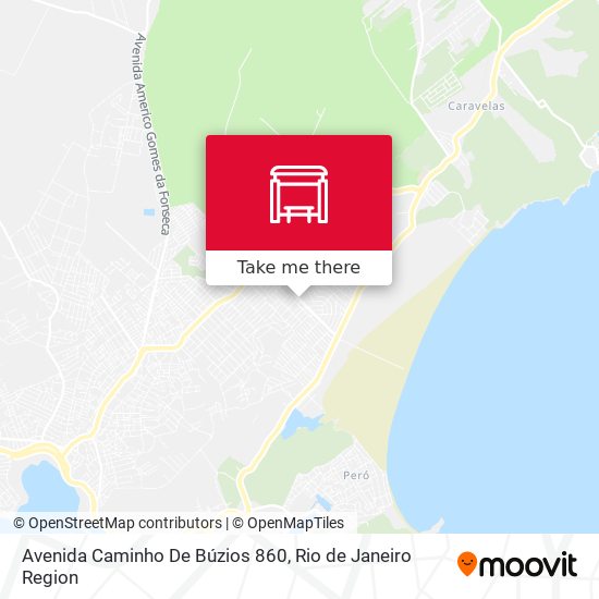 Avenida Caminho De Búzios 860 map