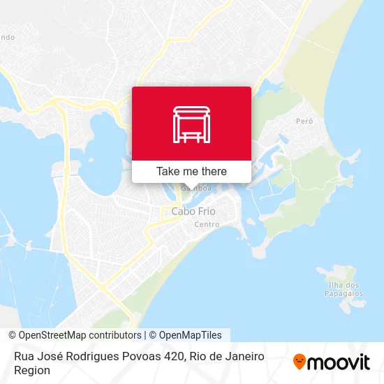 Rua José Rodrigues Povoas 420 map