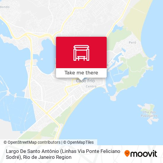 Largo De Santo Antônio (Linhas Via Ponte Feliciano Sodré) map