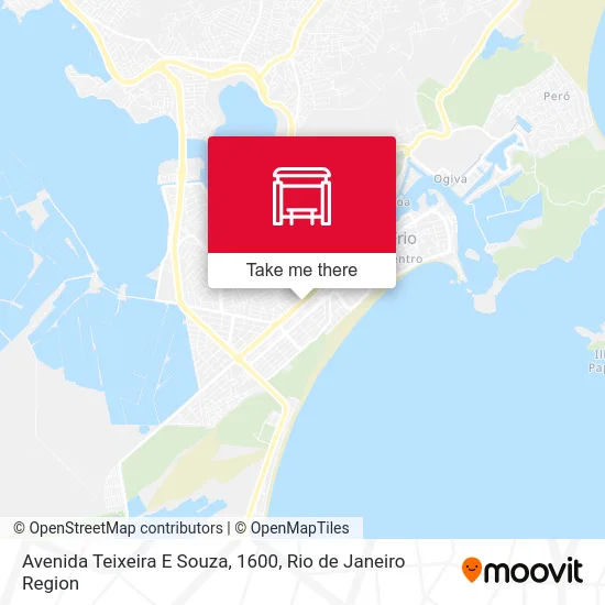 Avenida Teixeira E Souza, 1600 map