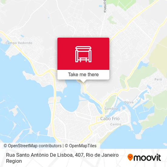 Rua Santo Antônio De Lisboa, 407 map