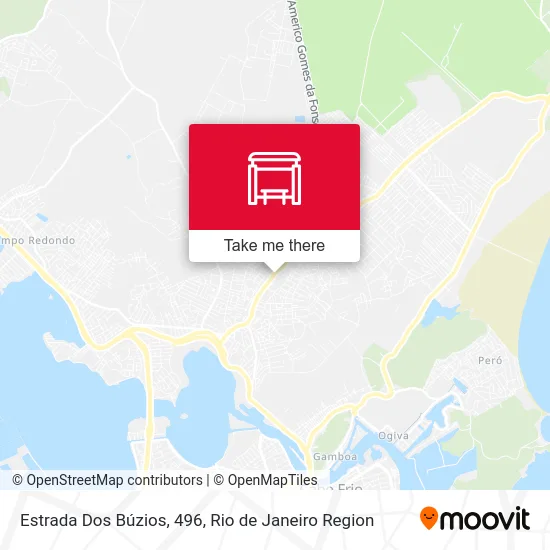 Estrada Dos Búzios, 496 map