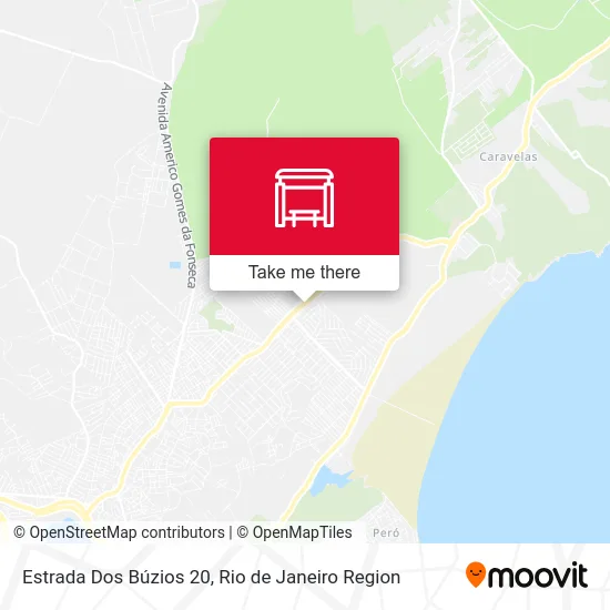 Estrada Dos Búzios 20 map