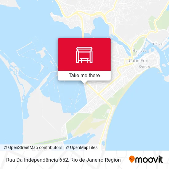 Rua Da Independência 652 map