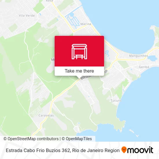 Estrada Cabo Frio Buzios 362 map