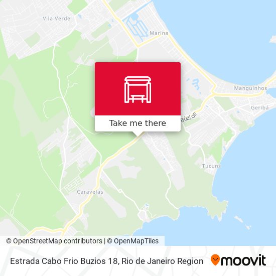 Estrada Cabo Frio Buzios 18 map