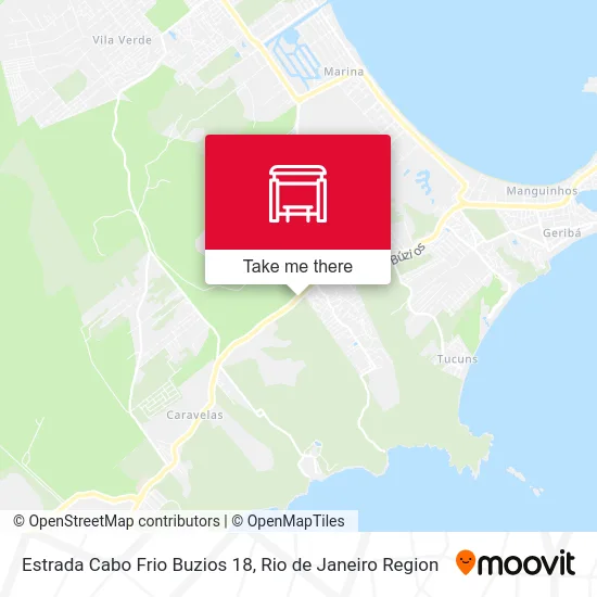 Estrada Cabo Frio Buzios 18 map