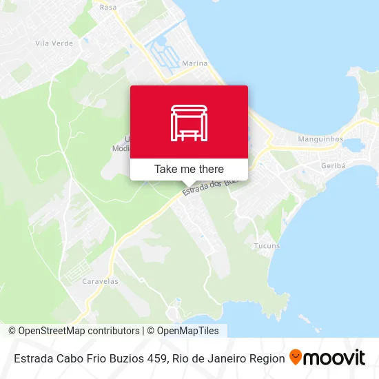 Estrada Cabo Frio Buzios 459 map