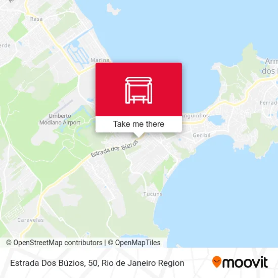 Estrada Dos Búzios, 50 map